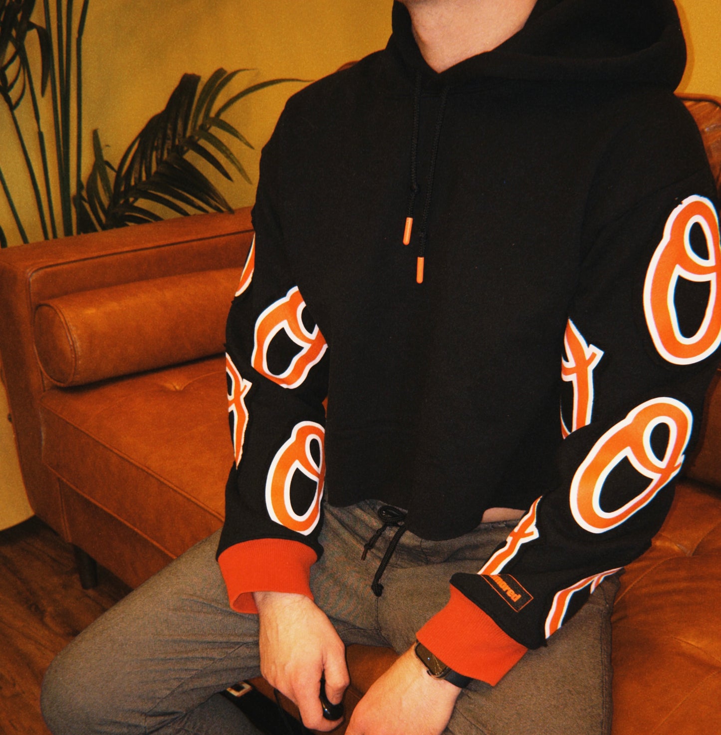 O's Cropped Hoodie